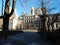 New York, NY, USA - January 21, 2020:Â City Hall, The City of New York, through the gates of City Hall Park.